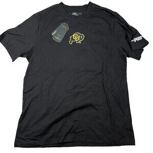 Pro Standard Mens Large Black University of Colorado Buffs Crew Neck T-Shirt NWT